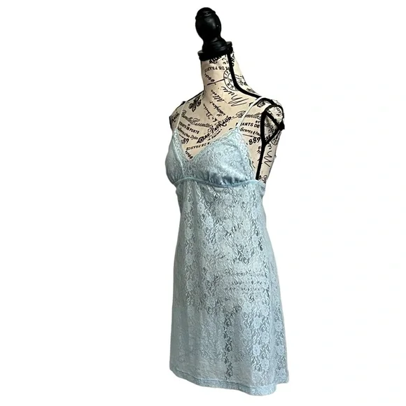 Cosabella Lace Sheer Mini Dress Womens Babydoll Pullover Night Out Party Club M - Picture 2 of 8